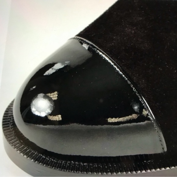 Authentic Chanel Suede & Leather Black Boots Size 40 - Picture 9 of 13